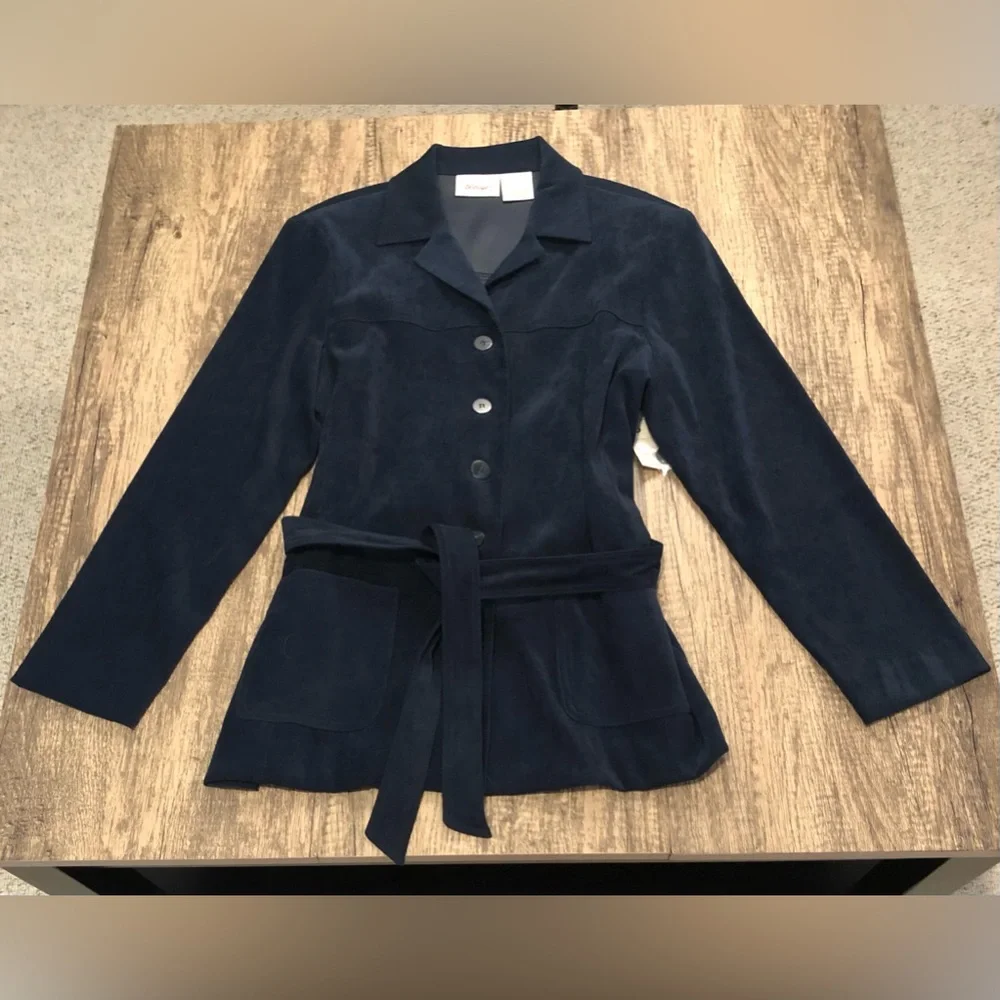 NWT Sz 6 Navy Worthington Blazer/Jacket - Picture 1 of 9